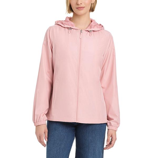 Womens d.e.t.a.i.l.s Windbreaker with Polka Dot Lining