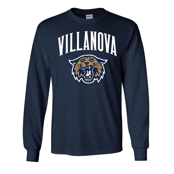 Mens Villanova Pride Mascot Long Sleeve Tee