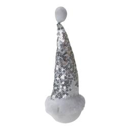 Northlight Snowman Head with Sequin Santa Hat Christmas Ornament