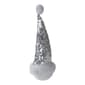 Northlight Snowman Head with Sequin Santa Hat Christmas Ornament - image 2