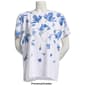 Petite Hasting & Smith Short Sleeve Round Neck Floral Tee - image 3