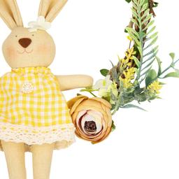 Northlight Seasonal Bunny with Flowers Artificial Easter Wreath