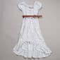 Girls (7-16) No Comment Puff Sleeve Belted Hi-Lo Maxi Dress - image 2