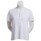 Womens Hasting & Smith Short Sleeve Solid Henley Tee - image 1