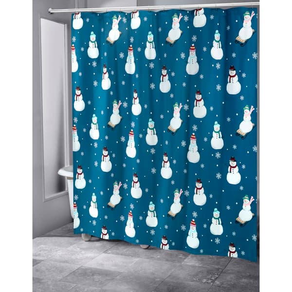 Avanti Snowman Shower Curtain