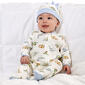 Baby Boy (NB-9M) Little Me Dino-Mite Footed Sleeper with Hat - image 3
