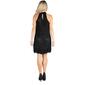 Womens 24/7 Comfort Apparel Black Halter Mini Sheath Dress - image 2