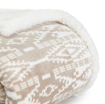 Eddie bauer newcastle sherpa throw hot sale