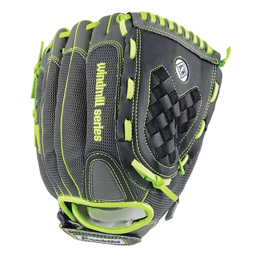Franklin® 12in Windmill Softball Glove - Grey/Lime