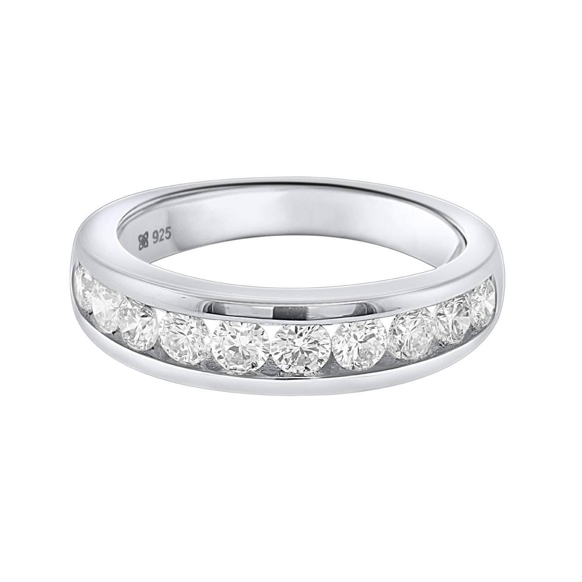 Nova Star(R) 3/4ctw. Lab Grown Diamond Channel Set Band Ring