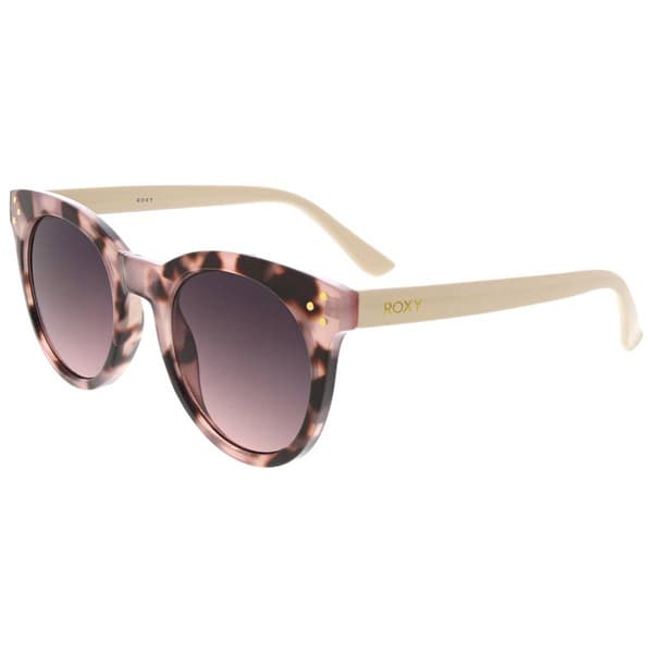 Womens Roxy Catty Round Sunglasses w/Rivets - image 