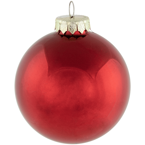 Northlight 72ct. 2-Finish Glass Christmas Ball Ornaments