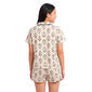 Juniors Derek Heart Short Sleeve Bewitching Damask Pajama Set - image 2