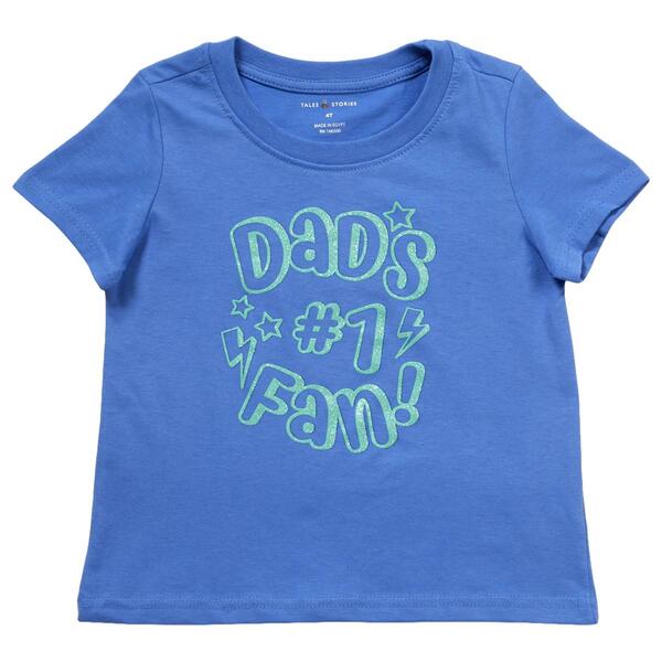 Toddler Boy Tales & Stories Short Sleeve Dads #1 Fan Graphic Tee - image 