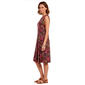 Womens Sami & Jo Sleeveless Floral Criss Cross Neck Shift Dress - image 4