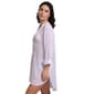 Womens J Valdi Breeze Solid Big Button Front Cover-Up - image 3