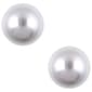 Anne Klein Gold-Tone White Pearl 12mm Stud Earrings - image 1