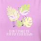 Womens HUE&#174; Short Sleeve Flamingo Tee & Capri PJ Set - image 2