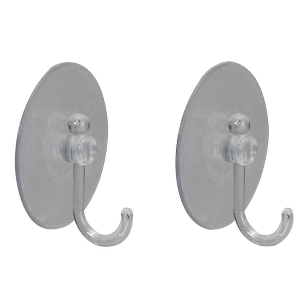 Northlight Seasonal Clear Suction Cups with Hooks - Pack of 2