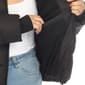 Plus Size White Mark Zip Hooded Bomber Puffer Coat - image 6