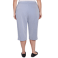 Plus Size Alfred Dunner Land of the Free Pinstripe Clamdiggers - image 2