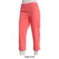 Womens Zac & Rachel Solid Millennium Pull On Cropped Pants - image 7