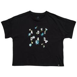 Girls (7-16) adidas® Short Sleeve Floral Loose Fit Tee