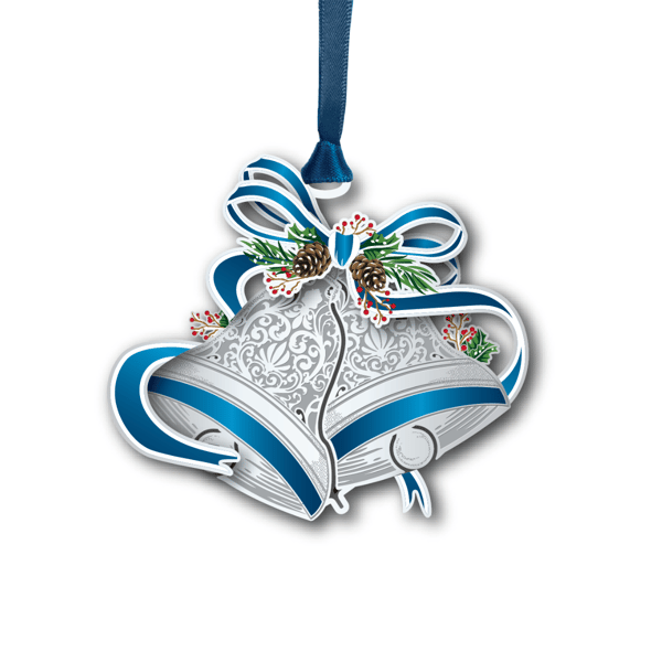 Beacon Design Vintage Christmas Bells Ornament - image 