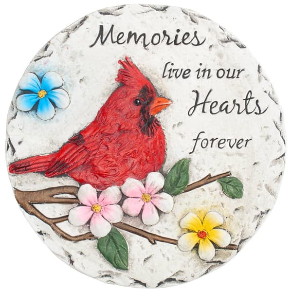Memorial Cardinal Memories Garden Stepping Stone - image 
