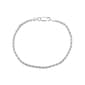 7in. Sterling Silver Rope Chain Bracelet - image 1