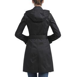 Womens BGSD Waterproof Classic Hooded Trench Coat
