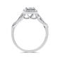 Nova Star&#174; Lab Grown Diamond Halo Twisted Shank Bridal Set - image 4