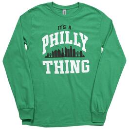 Boys (8-20) Philadelphia Eagles Tailgate Long Sleeve Tee - Green