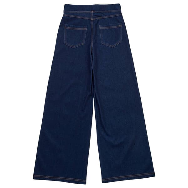 Girls (7-16) Star Ride® Wide Leg Studded Knit Denim Pants