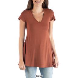 Plus Size 24/7 Comfort Apparel Loose Fit Tunic Top