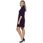 Petite MSK Long Sleeve Half Zip Swing Sheath Dress - image 4