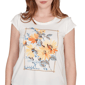 Petite Emaline Key Items Cap Sleeve Wildflower Placement Tee - image 5