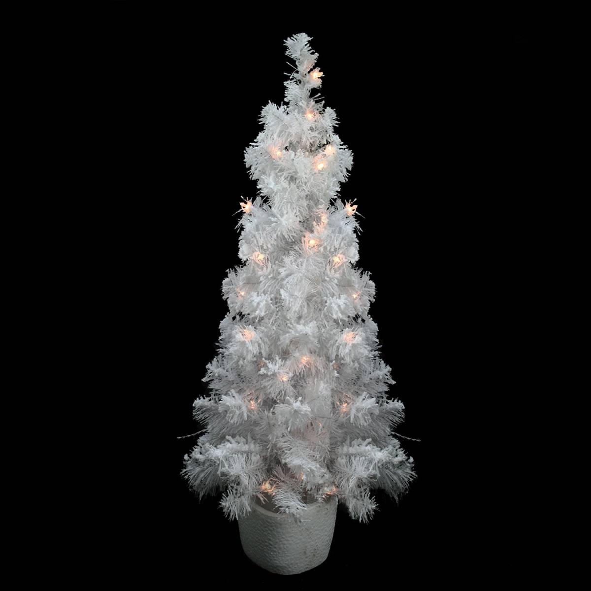 Northlight Seasonal 3.5ft. Pre-Lit Tinsel Christmas Tree