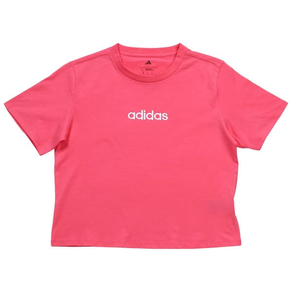 Girls (7-16) adidas(R) Short Sleeve Embroidered Tee - image 