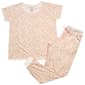 Juniors Pillow Talk Short Sleeve Animal Jogger Pajama Set - image 1
