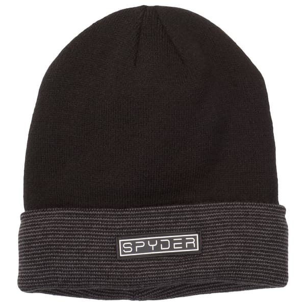 Boys Spyder Fur Lined Cuffed Beanie