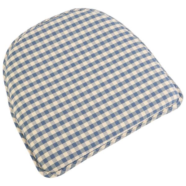 The Gripper Gingham Check Chair Pad - image 