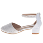 Little Girls Badgley Mischka® Ankle Strap Dress Pumps - image 3