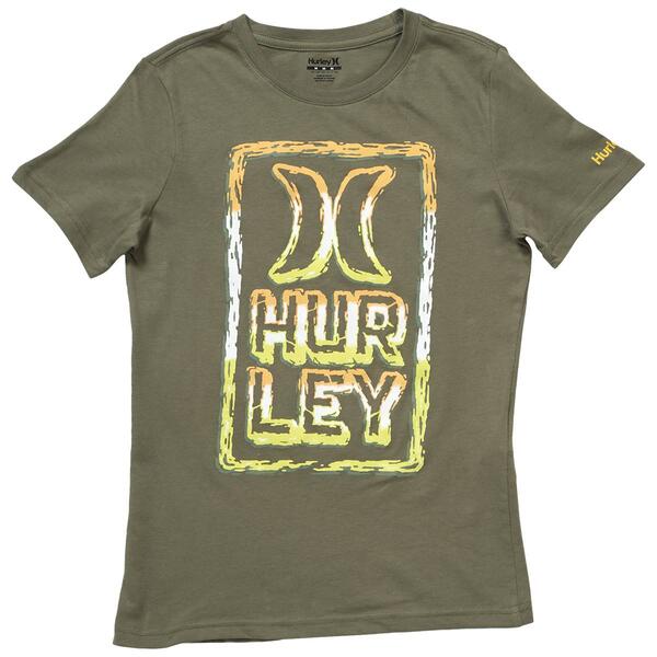 Boys &#40;8-20&#41; Hurley Short Sleeve Graphic Tee - Green - image 