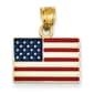 Gold Classics&#40;tm&#41; 14kt. United States Flag Charm - image 1