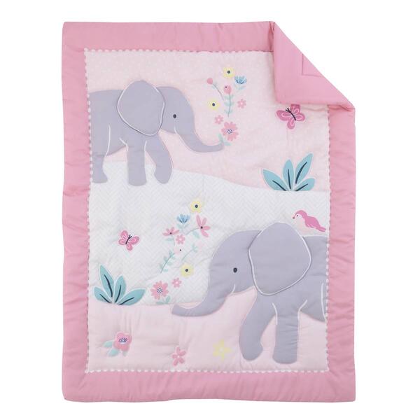 Carter&#8217;s&#174; 3pc. Floral Elephant Nursery Crib Bedding Set
