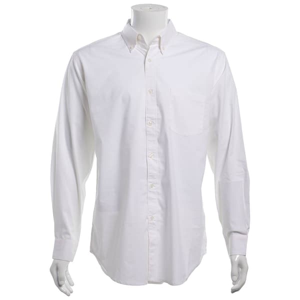 Mens Preswick & Moore(R) Regular Fit Stretch Dress Shirt - White