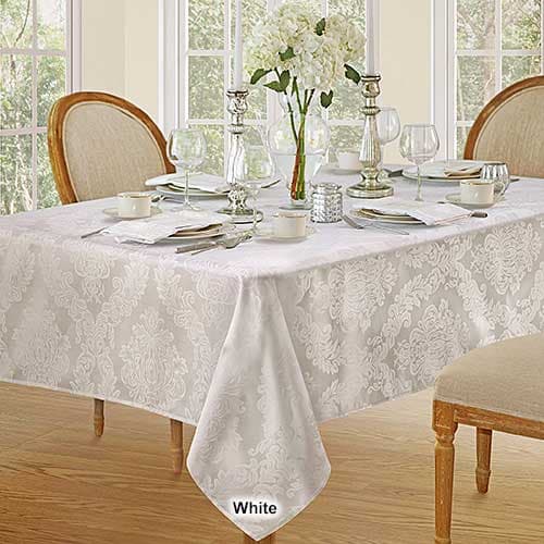 Elrene Barcelona Damask Tablecloth