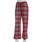 Juniors Self Esteem Red Twill Plaid Wide Leg Lounge Pants - image 1
