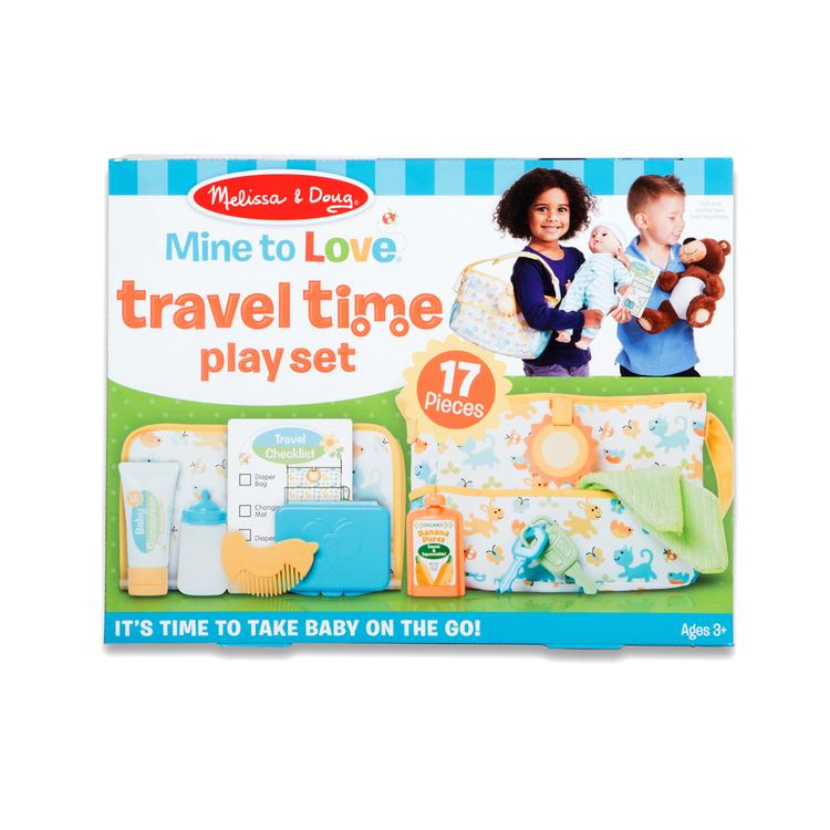 Melissa & Doug® Mine To Love Travel Time Play Set